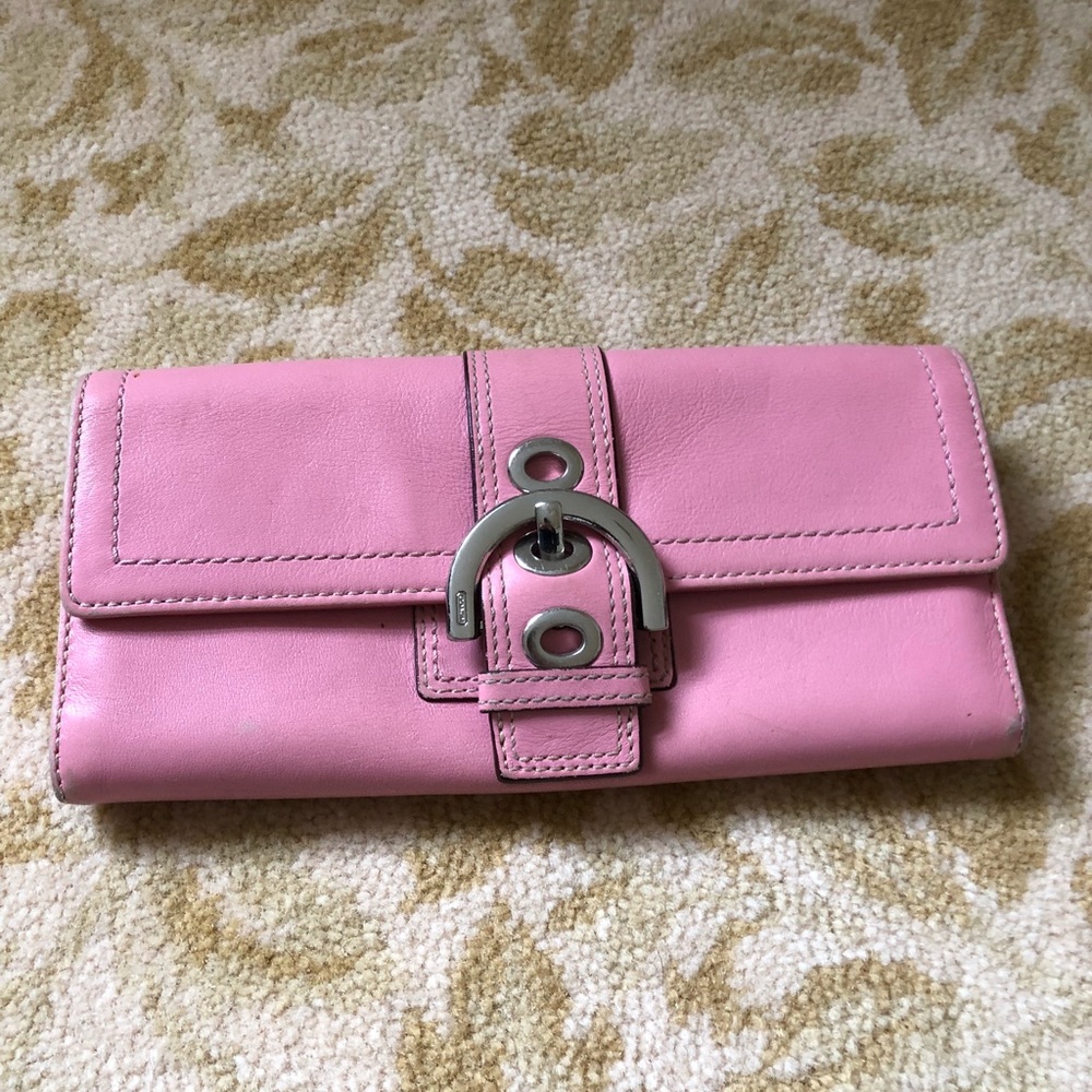 Pink Coach wallet